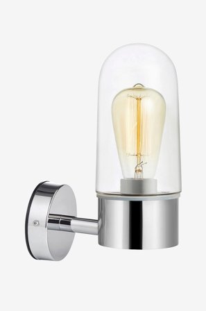 Markslöjd - Vägglampa ZEN, krom - Transparent - Vägglampor - Från Homeroom