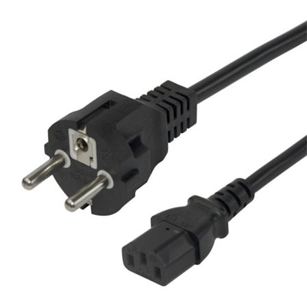 Power cable CEE 7/7 - C13, 1.5m - Black