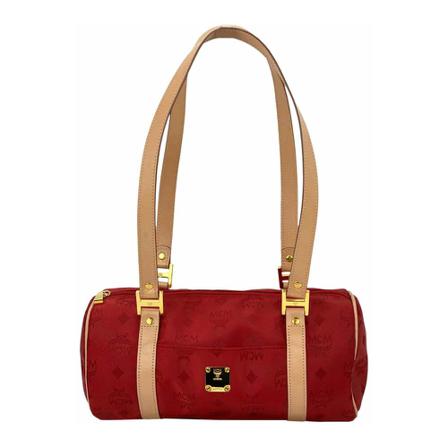 MCM Pre-owned, Pre-owned Shoulder Bags Rood, Dames, Maat:ONE Size