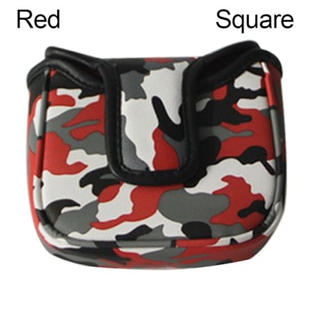 Golf Putter Head Cover Golf Club Covers RED SQUARE SQUARE