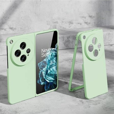 Cover til Oneplus Open, Hårdt PC Stødsikkert Telefoncover Mat Slankt Beskyttende Etui Foldbart Cover til Oneplus Op lysegrøn