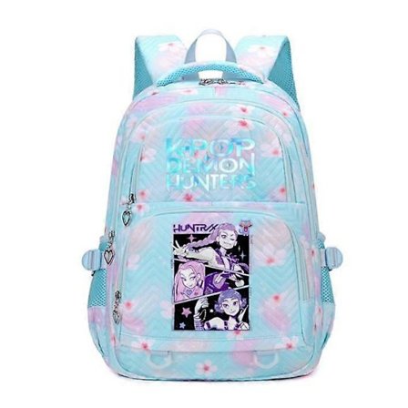 KPop Demon Hunters Trykk Ryggsekk Studenter Skolesekk _e A