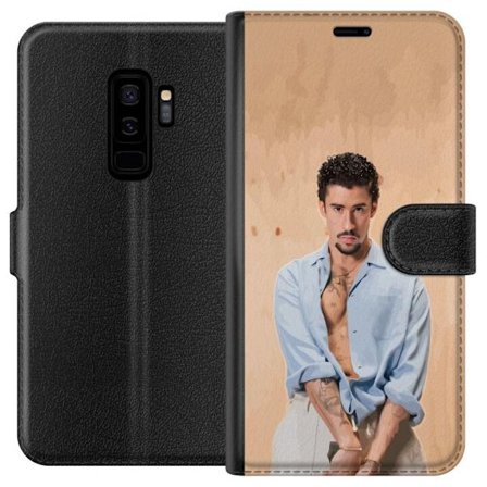 Kompatibelt Lommeboketui til Samsung Galaxy S9+ Bad Bunny Super Bowl-inspirert grafikk med NFL-trofé og San Francisco-bro i sportdesign