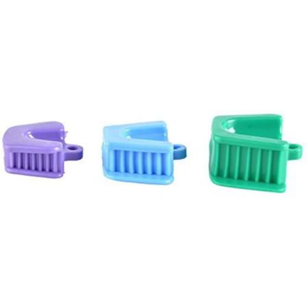 Dental Munn Prop Bite Block Pude Åpner Retraktor Liten Medium Stor Størrelse 3stk