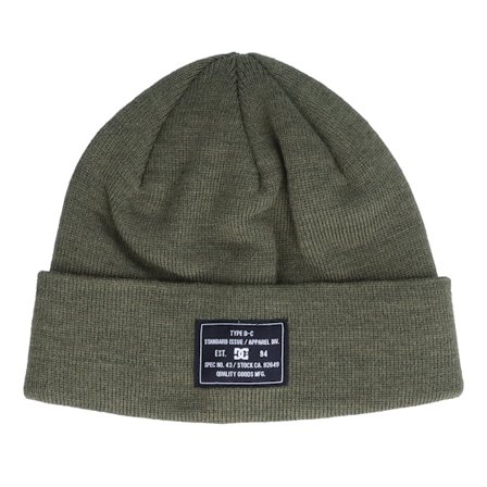 DC - Green cuff Beanie - Frontline Ivy Green Cuff @ Hatstore