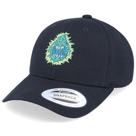 Kiddo Cap - Black - adjustable - Cap - Kids Slimy Monster Black Adjustable - Hatstore