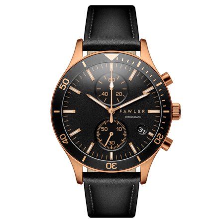Aeris | Black Brass Chronograph Watch for Men - Wrist watches