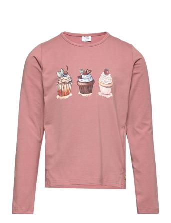 Amel - T-Shirt T-shirts Long-sleeved T-shirts Vaaleanpunainen Hust & Claire