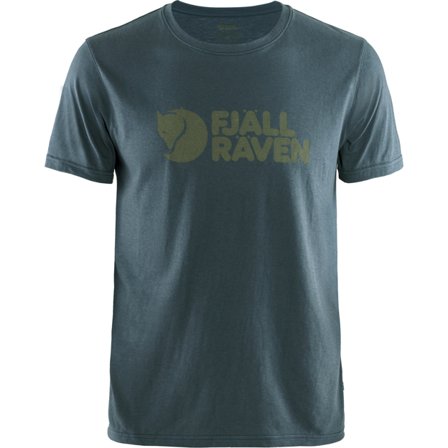 Fjällräven Logo T-Skjorte M - male - Navy - T-Skjortes & tank tops