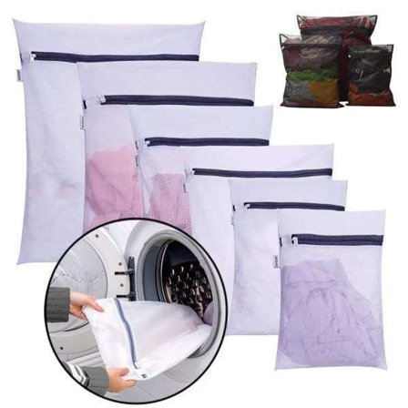 5 olika storlekar tvättpåsar för att möta olika behov - Effektiv sortering Svart