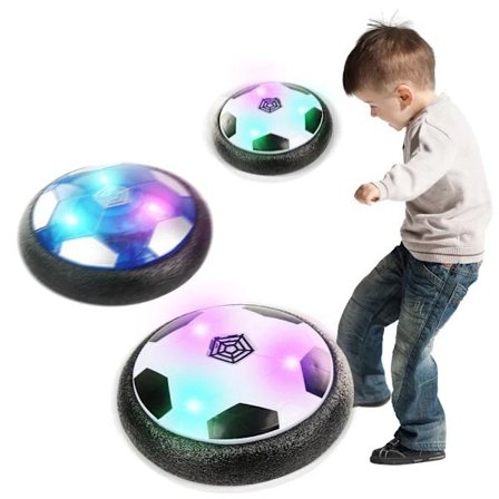 2-pack Air Power Hover boll inomhusfotboll med LED-ljus, svävande fotboll