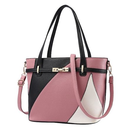 Fashion Stor Kapacitet Konstläder Hink Väska Kvinna Stor Kapacitet Mjukt Läder Axelväska