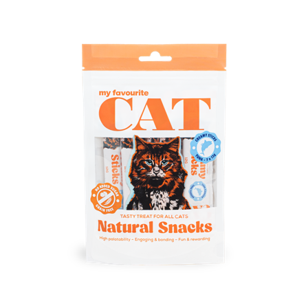 My favourite CAT - Creamy Sticks - Tunfisk 7x12g - Katt - Kattegodteri & kattegress - ZOO.no