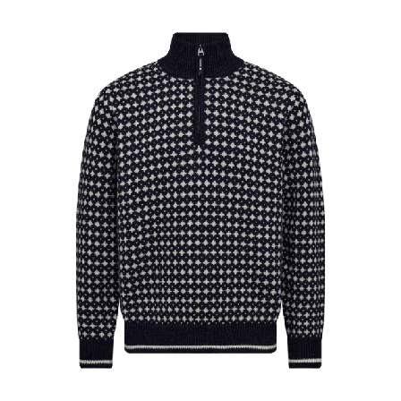 Dovre Kabelstickning Med Dragkedja | 100% Ull Flerfärgad Tröjor Herr XXL