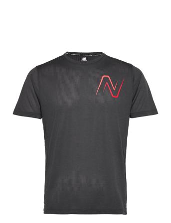 Graphic Impact Run Short Sleeve T-shirts Short-sleeved Röd New Balance