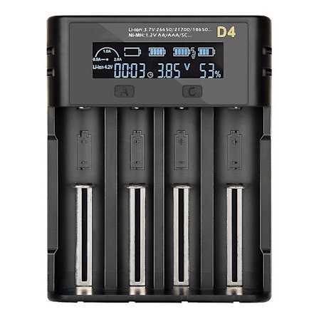 LCD for Smart Universal Batterilader for 10400/14500/14650/16340/18350/18500