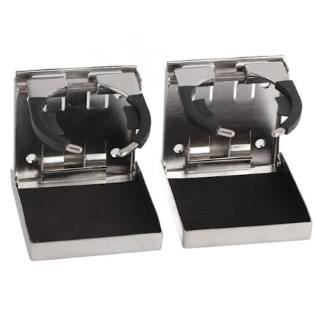 2 st. Fällbara Kopphållare Justerbara Armar Halkskydd Ljudreducering för Marin Husvagn Bil