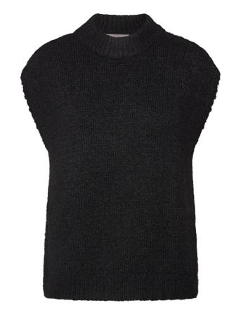 Patrisia Knit Vest Black A-View