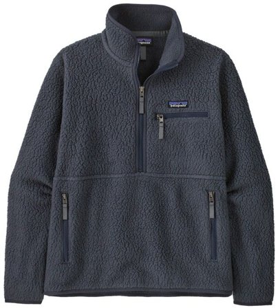 Patagonia W's Retro Pile Marsupial Pullover Smolder Blue