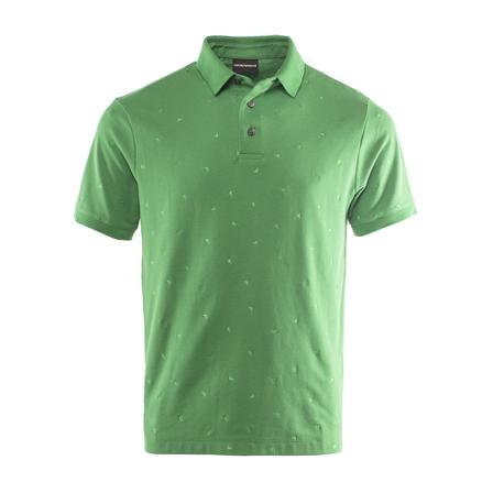 Emporio Armani, Polo Shirts Zielony, Mężczyzna, Rozmiar: M