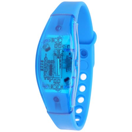 Yöjuoksun säädettävä LED-rannekoru, valaiseva silikoniranneke, joka vilkkuu juhliin, sininen