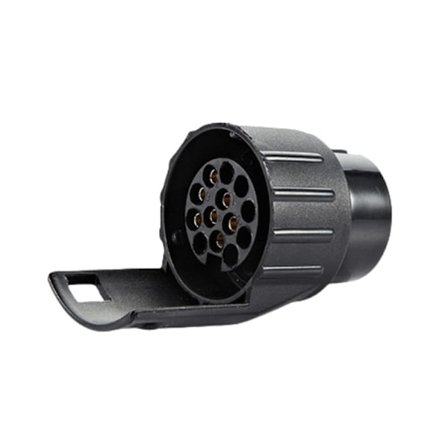 7 till 13-polig släpvagnskontaktadapter 7 till 13-polig dragkrokskontaktadapter för husvagn, husbil, lastbil, cykelställ