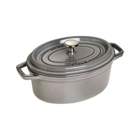 STAUB 405002360 - Oval cocotte - Ø 23 cm - Grafitgrå