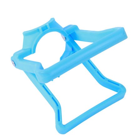 1 blå bøtteheis for vann og dobbel person