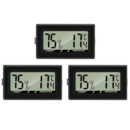 Digitalt termometer og hygrometer for drivhus