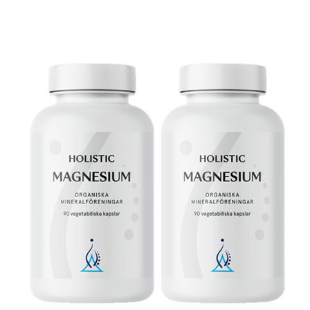 Holistic 2 x Magnesium 120 mg 90 kapslar