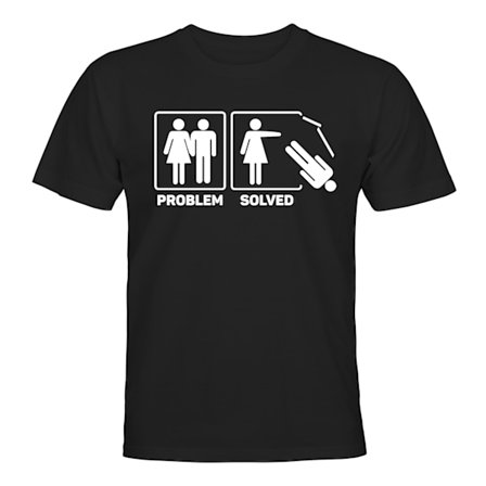 Problem Solved Pojkvän - T-SHIRT - HERR