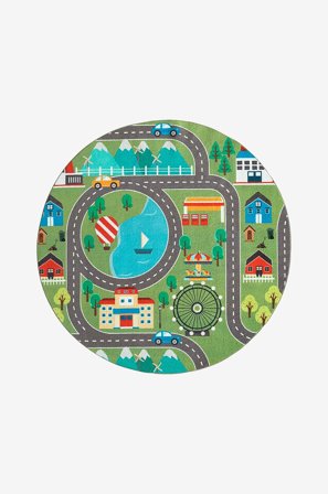 KM Home - Barnmatta Play - Grön - Barnmattor - 120 - Från Homeroom