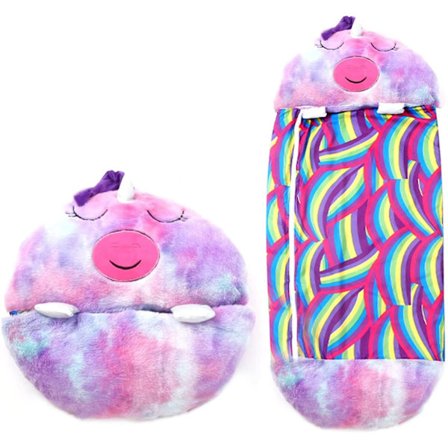 Mjuk och fluffig 2-i-1 sovsäck för småbarn med Pi