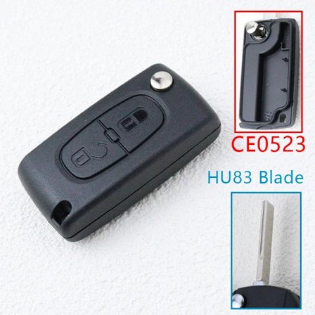 Auton avaimen kotelon vaihto kaukosäätimen kuori Citroen C2 C4 C5 C6 C8 Berlingo Xsara Picasso -malleille