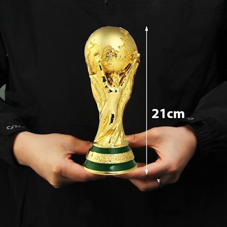 World Cup Football Trophy Resin Replica Trophy Model Soccer Fan