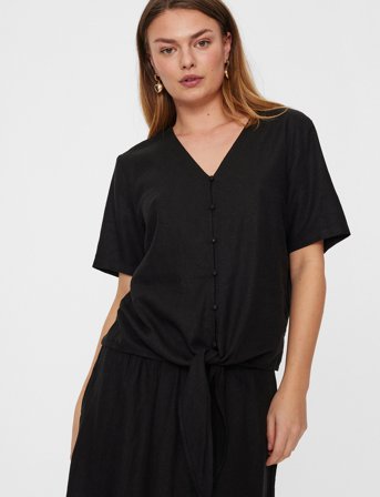 FREE/QUENT Fqlava-Blouse - Black - XS