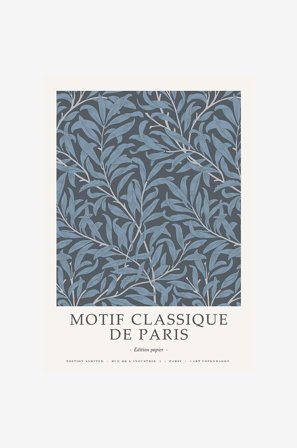 Malerifabrikken - Juliste Motif Classique 4 - Sininen - Julisteet - - Homeroom