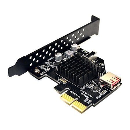 Asm3142 Chip Riser-kort 10 Gbps Usb3.1 Front Typ E 20-pin Expansionskort Usb2.0 Pci Express 3.0 X2 A