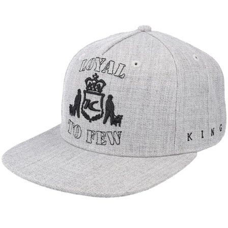 King Apparel - Grey snapback Czapka Z Daszkiem - Earlam Stone Snapback @ Hatstore