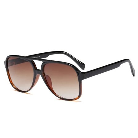 YAMEIZE Retro Pilot Solglasögon Dam Herr Glasögon Vintage Oversized Manliga Glasögon Gul Lins Körning Oculos De Sol Masculino
