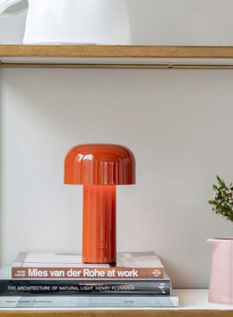 Bellhop Battery oppladbar bordlampe - rød