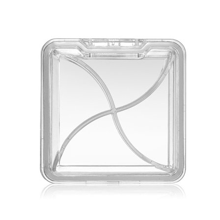 Muovinen matkapillerirasia, vedenpitävä korujen säilytysrasia, VALKOINEN