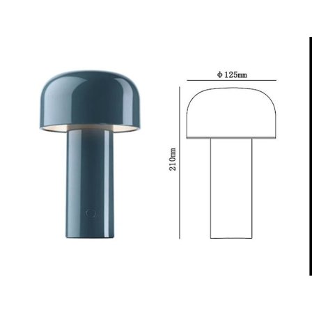 Mushroom Table Lamp Usb Rechargeable Bedside Lamp Design Sense Bedroom Decoration Atmosphere Night Lamp