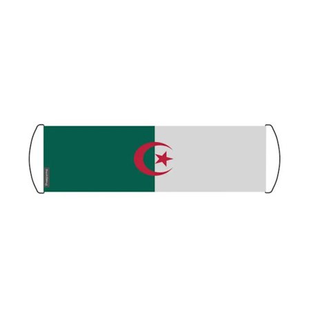 Lippu - Algeria - 24 x 70 cm - Polyester - Vedenpitävä - Kaksipuolinen