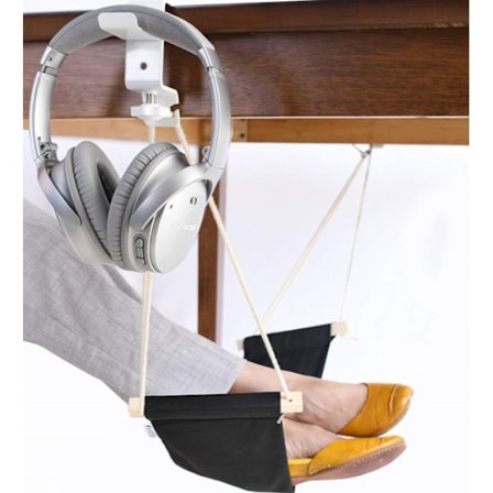 Fothängmatta under skrivbordet Fotstöd