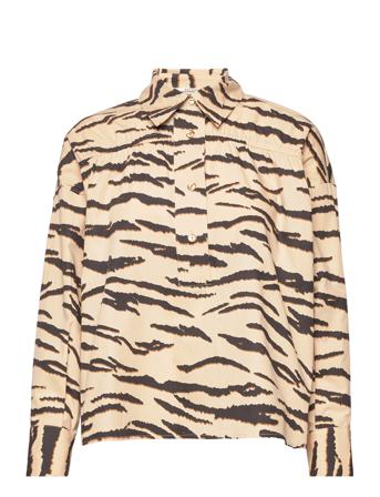 Florin Blouse Langermet Skjorte Beige Second Female