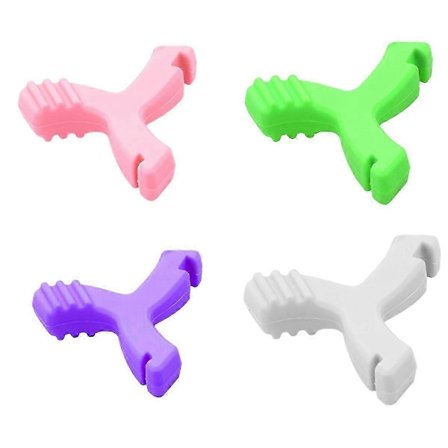 4 STK. Chewies til Invisalign Aligner, Y-formede Chewies til Aligner Bakke Seater Ortodontiske Munchies