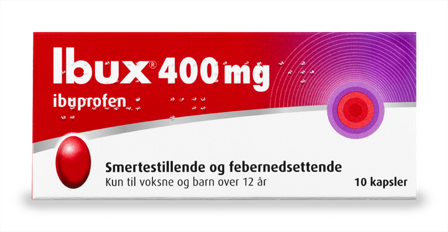 Ibux 400 mg kapsler 10 stk