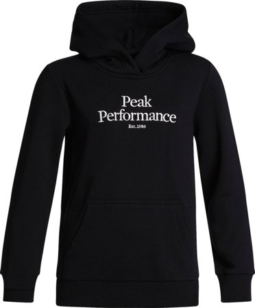 Peak Performance Junior Original Hood Children long-sleeved sweaters Black 150