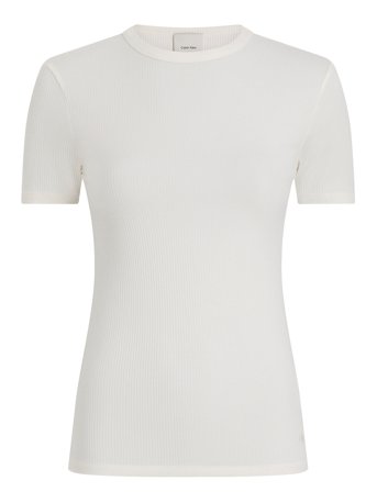 Calvin Klein | Modal Rib Slim Ss Top | S